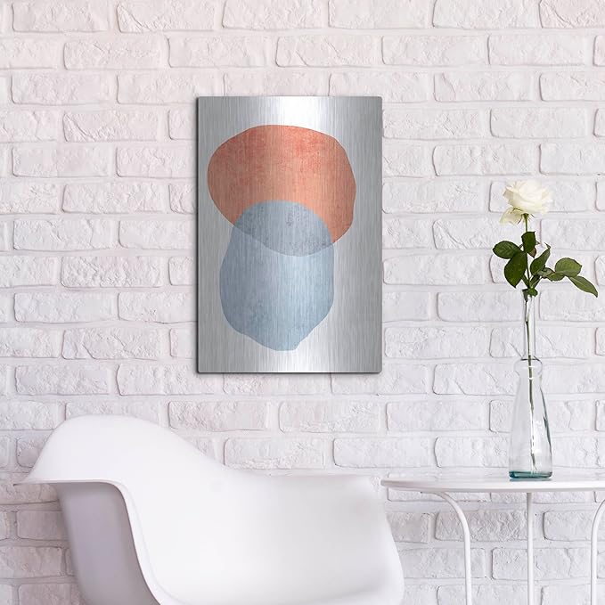 'Minimalist Geometric 7' by Irena Orlov, Metal Wall Art, 16"x24"