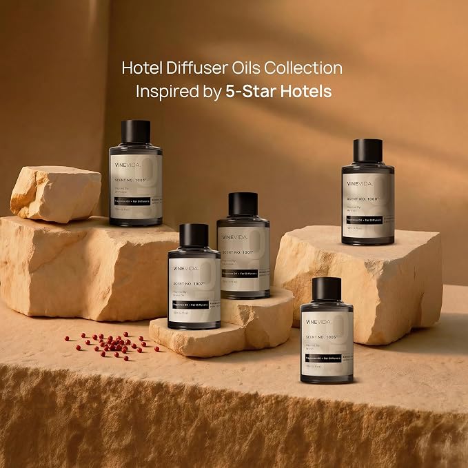 VINEVIDA (128oz) Hotel Fragrance Collection Diffuser Oil - Inspired by The Aria Hotel - Cold Air Essential Oil for Home - Scent No.1019