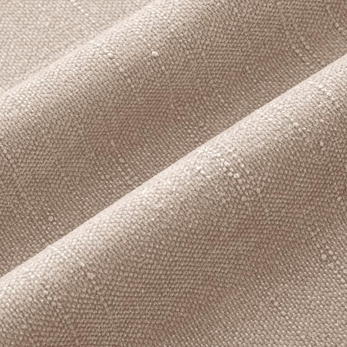 MIULEE Pack of 2 Decorative Throw Pillow Covers Soft Chenille Throw Pillows Solid Textured Cushion Covers for Couch Sofa Bedroom Living Room 18x18 Inch,Irish Cream