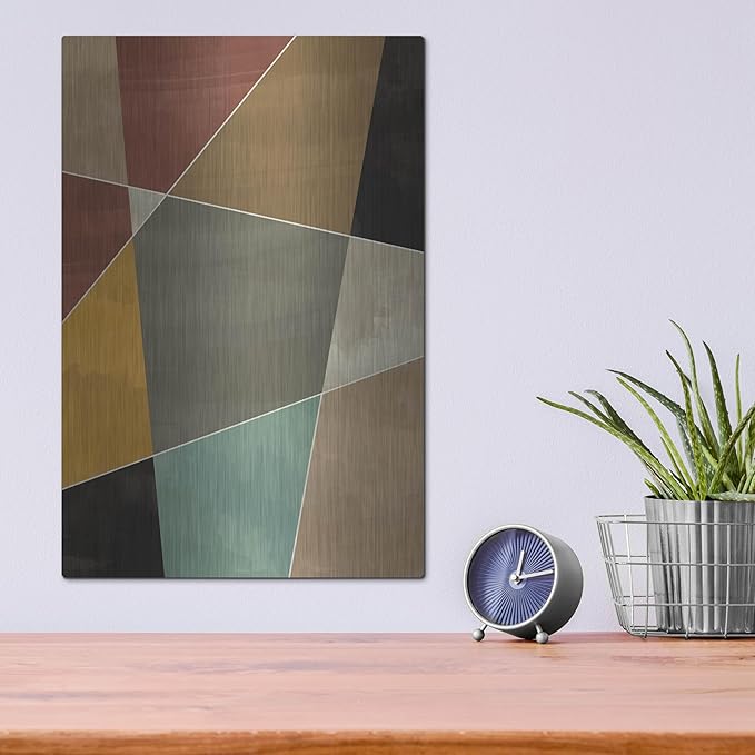 'Abstract Geometric 7' by Gary Williams, Metal Wall Art, 12"x16"
