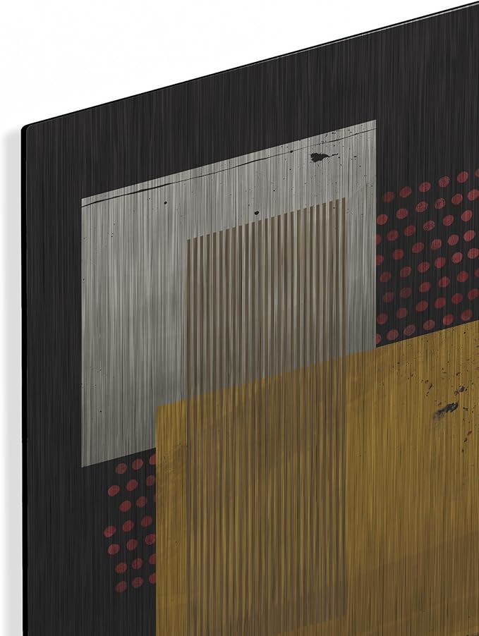 'Abstract Geometric 19' by Gary Williams, Metal Wall Art, 12"x16"