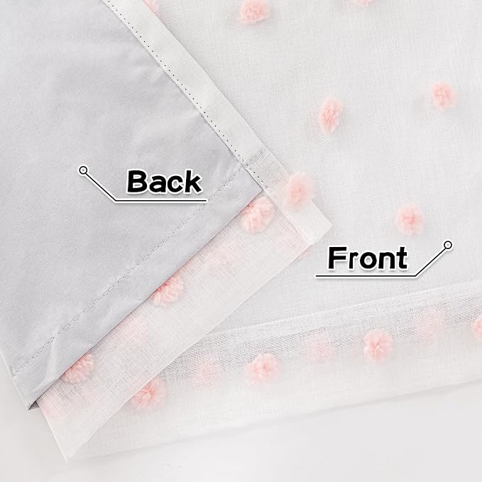 MYSKY HOME Pink Blackout Curtains for Girls Bedroom 84 Inch Long 100% Light Blocking Girls Nursery Curtains for Living Room 2 Panels Privacy Protect Grommet Window Drapes 52W x 84L