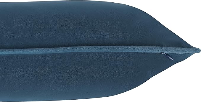 A1HC Set of 2 Luxurious Fine Soft Velvet Throw Pillow Covers Only, for Sofas, Beds, Vibrant Colors and Hidden Zipper. Enhance Your Living Space with Decorative Couch Pillow 12"x20", Teal