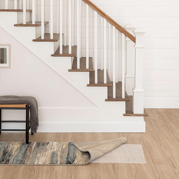 Mohawk Home 2’ x 10’ Non Slip Rug Gripper Utility Rug Pad Grips Keeps Area Rugs in Place - for Hard Floors