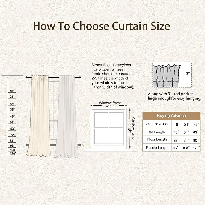 Sutuo Home Boho Lace Curtains 2 Panels 96 Inches Long for Bedroom&Living Room,Sheer Curtain French Country Decor Privacy Vintage Chic Tassels Cottage Style Christmas Rustic Rod Pocket,50"W Olive Green