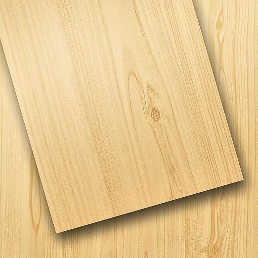54 Sq. Ft Floor Tiles Peel and Stick Vinyl Floor 36 x 6 inch Luxury Self Adhesive Waterproof Flooring Planks DIY for Kitchen, Living Room, Shops, RV, Wood Look Plank, 36-Pack, Light Brown