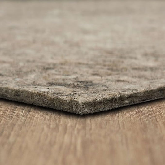 Mohawk Home Non Slip Rug Pad 7' x 10' - 1/2" Thick Felt + Latex Rubber Gripper - Dual Surface Cushion for Hardwood, Carpet, Tile Floors, Made in USA