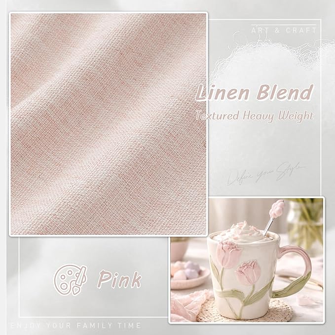 UHITECH Pink 100% Blackout Curtains 36 Inch for Kitchen Thermal Insulated Noise Reducing Drapes for Bedroom & Living Room, 2 Panels Set Room Darkening Window Curtains with Rod Pocket