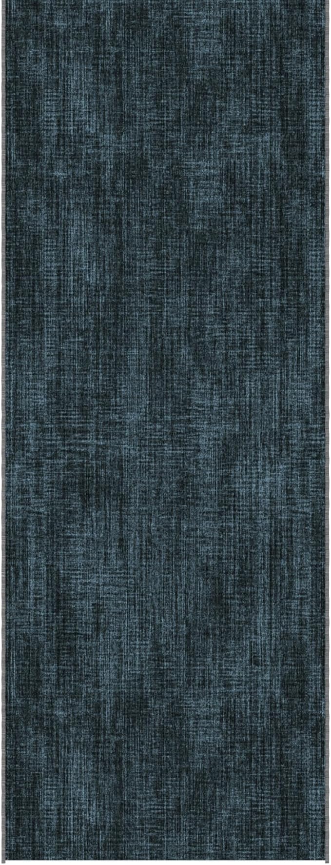 Ottomanson Mud Mat 2'7" x 4' Indoor Door Mat – Machine Washable Soft Non-Slip Rug, Quick Dry Low Pile Carpet for Kitchen, Bathroom & Entryway, Solid Charcoal Navy