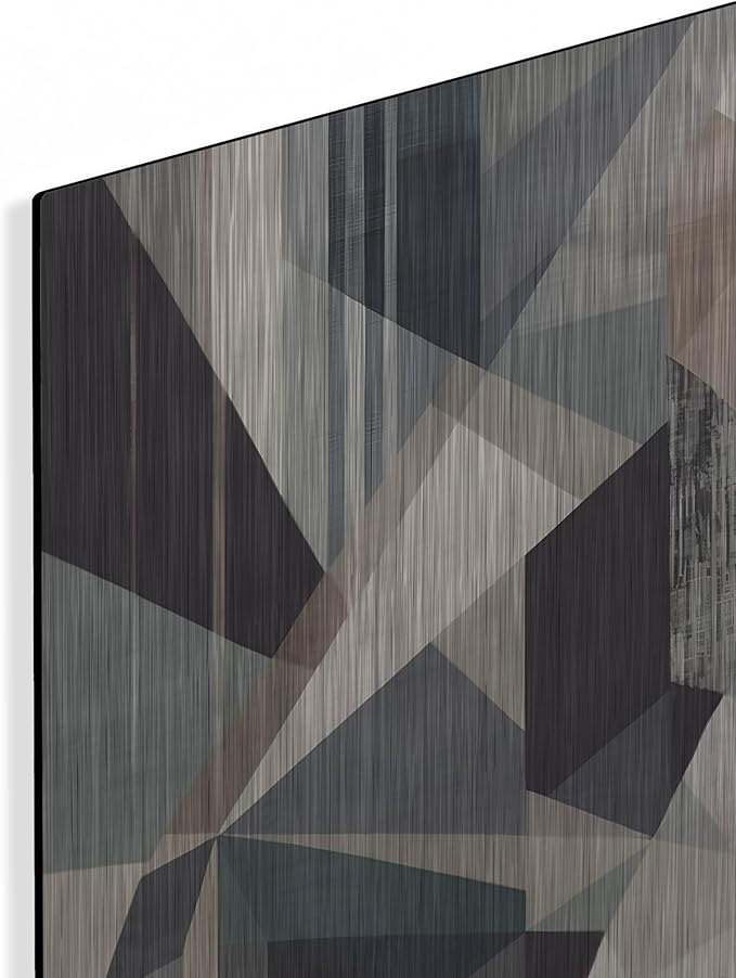 'Geometric 4' by Petals Prints Design, Metal Wall Art, 16"x24"