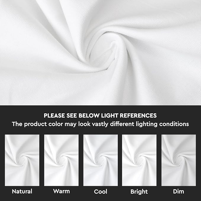 Encasa XO Throw Pillow Covers 26x26 in Set of 2 White | No Inserts | Cotton Pillow Covers for Living Room, Bed, Sofa, Couch | Decorative Cushion Covers with Improved Zipper