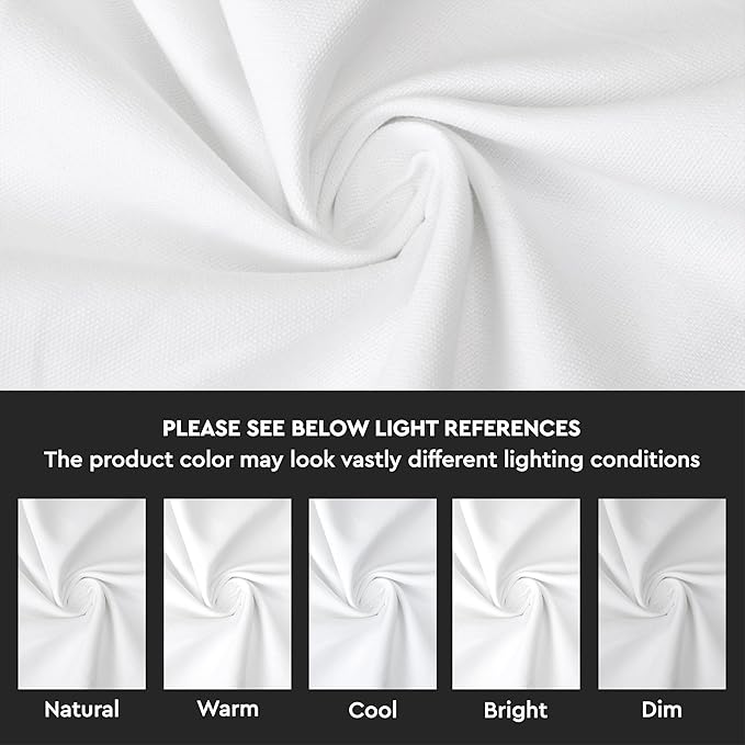 Encasa XO Throw Pillow Covers 18x18 in Set of 2 White | No Inserts | Cotton Pillow Covers for Living Room, Bed, Sofa, Couch | Decorative Cushion Covers with Improved Zipper