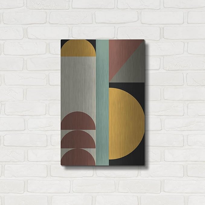 'Abstract Geometric 3' by Gary Williams, Metal Wall Art, 16"x24"