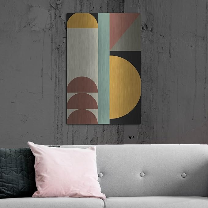 'Abstract Geometric 3' by Gary Williams, Metal Wall Art, 24"x36"