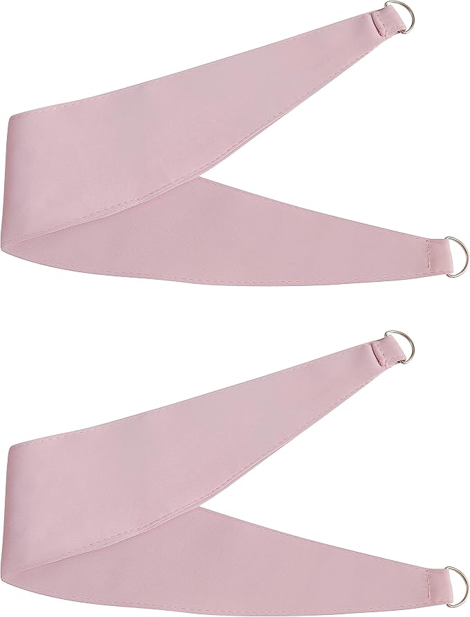 Bujasso Pink Blackout Curtains with Sheer Overlay Mix and Match Double Layer 80% Room Darkening Window Treatment Set for Girls Bedroom Living Room Pink Drapes with Tiebacks Grommet Top 37" Wx63 Lx2