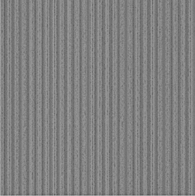 Ottomanson 2'7" x 27' Hallway Runner with Scraper Pile - Extra Durable Non-Slip Rug Mat for Indoor & Outdoor Use - Ideal for Kitchen, Entryway & Garage - High-Traffic Carpet, Gray