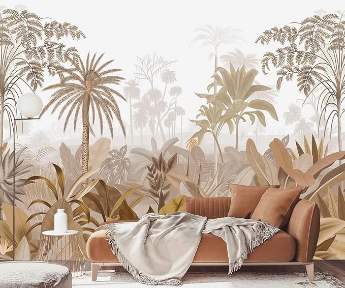 YQWDMX - Vintage Jungle Peel and Stick Wallpaper murals for Bedroom ZY18 L