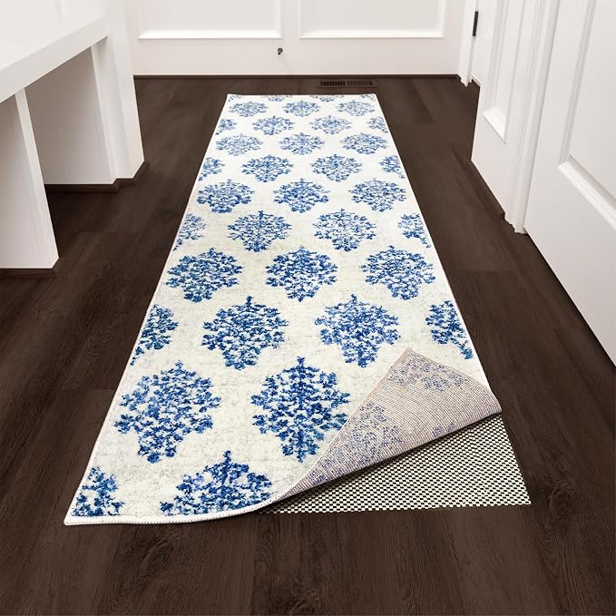Veken Runner Rug Pad Gripper for Hardwood Floors, Non Slip 2.5x9 Ft Rug Pads for Area Rugs, Thick Rug Grippers for Tile Floors, Under Carpet Anti Skid Mat, Keep Your Rugs Safe and in Place