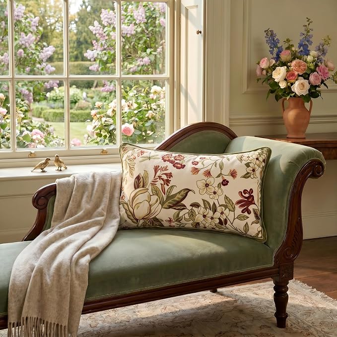 ISAENNE Designer Velvet Throw Pillow Covers,20"x12" Set of 2-Grace A | Pillow Cover,Concealed Zipper Design,Dragonfly Pattern,Sofas,Bedroom,Living Room,Lounge Chairs,All Season Home Decor