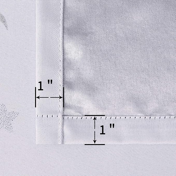 BGment Nursery Curtains for Kids Room, Star and Moon Blackout Curtains for Girls Boys Bedroom, Room Darkening Thermal Insulated Decor Window Grommet Curtains, 2 Panels, 42 x 84 Inch, Greyish White