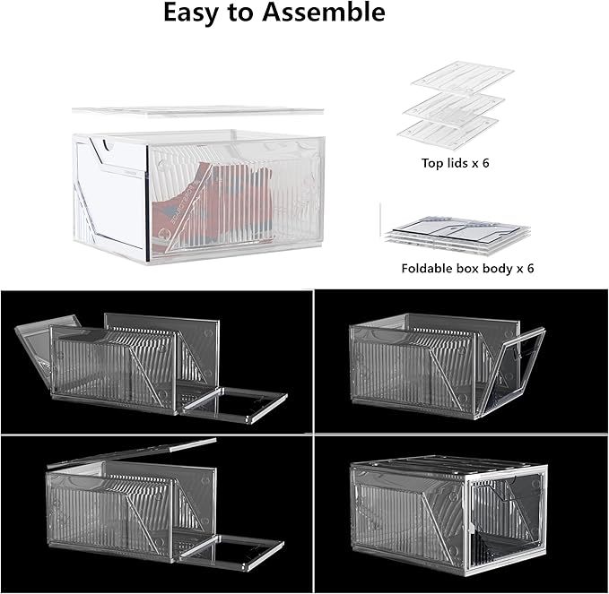 AWTATOS Shoe Storage Boxes - Thumbnail 5