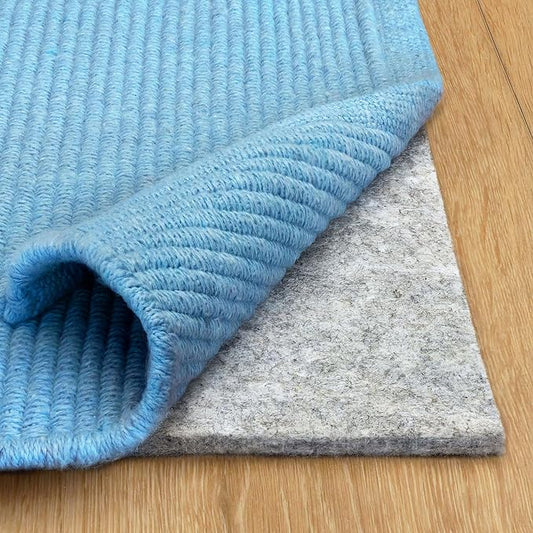 RUGPADUSA - Basics - 8'x12' - 1/4" Thick - 100% Felt - Protective Cushioning Rug Pad - Safe for All Floors and Finishes Including Hardwoods