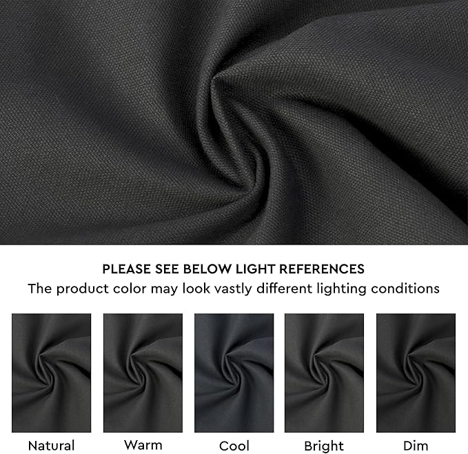 Encasa XO Throw Pillow Covers 12x12 in Set of 2 Charcoal Grey | No Inserts | Cotton Pillow Covers for Living Room, Bed, Sofa, Couch | Decorative Cushion Covers with Improved Zipper