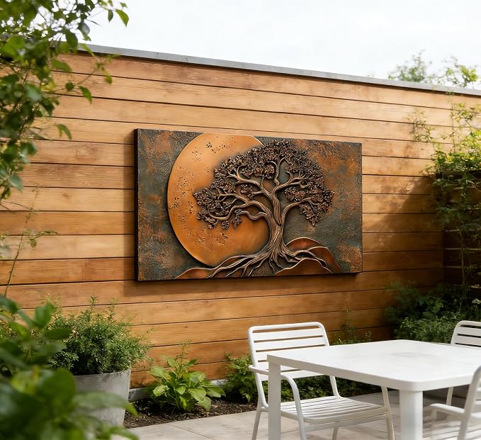 Large Tree of Life Canvas Wall Art Nature Abstract Big Tree Painting Picture Wall Decor moon Botanical Poster Print Artwork for Living Room Bedroom Office Hotel Pictures