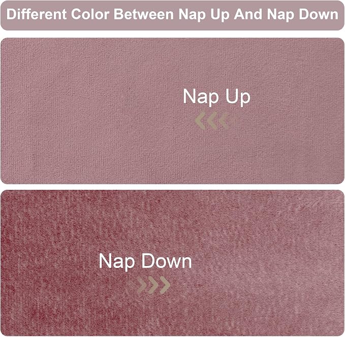 Pink Velvet Curtains 108 Inches Long 2 Panels for Living Room Vintage Retro Elegant Home Decor Light Blocking Maroon Cinnamon Dusty Rose Drape for Kids Bedroom Girls Teen Toddler High Ceiling to Floor