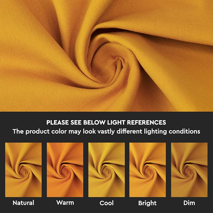 Encasa XO Throw Pillow Covers 16x16 in Set of 2 Mango | No Inserts | Cotton Pillow Covers for Living Room, Bed, Sofa, Couch | Decorative Cushion Covers with Improved Zipper