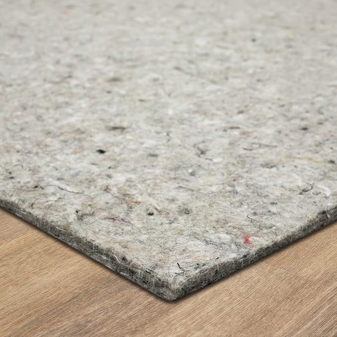 Mohawk Home Felt Rug Pad 7' x 9' - 1/4 Inch Thick Cushion for Area Rugs, Protective Underlay for Hardwood Floors, Comfort and Insulation – Felt Only Pad
