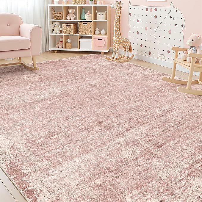 zesthome 8x10 Area Rugs for Living Room, Non-Slip Backing Washable Rug, Modern Abstract Area Rug, Stain Resistant Rugs for Bedroom, Ultra-Thin Large Area Rugs, Area Rug 8x10