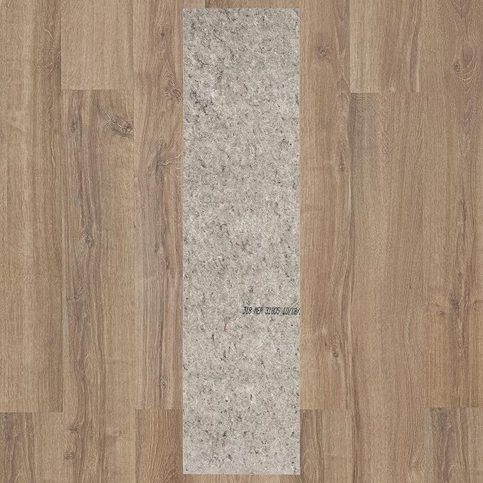 Mohawk Home Non Slip Rug Pad 2' x 8' - 3/8" Thick Felt + Latex Rubber Gripper - Dual Surface Cushion for Hardwood, Carpet, Tile Floors, Made in USA