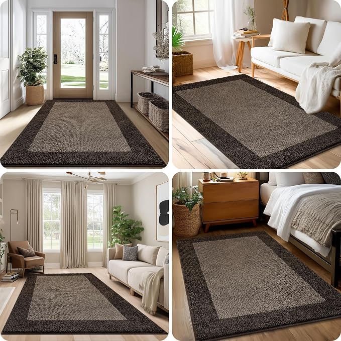 Machine Washable Runner Rug 32" x 168", Non Slip Kitchen Rug for Floor, Absorbent Entrance Rug for Hallway, Bedroom, Living Room, (Roll Packing)