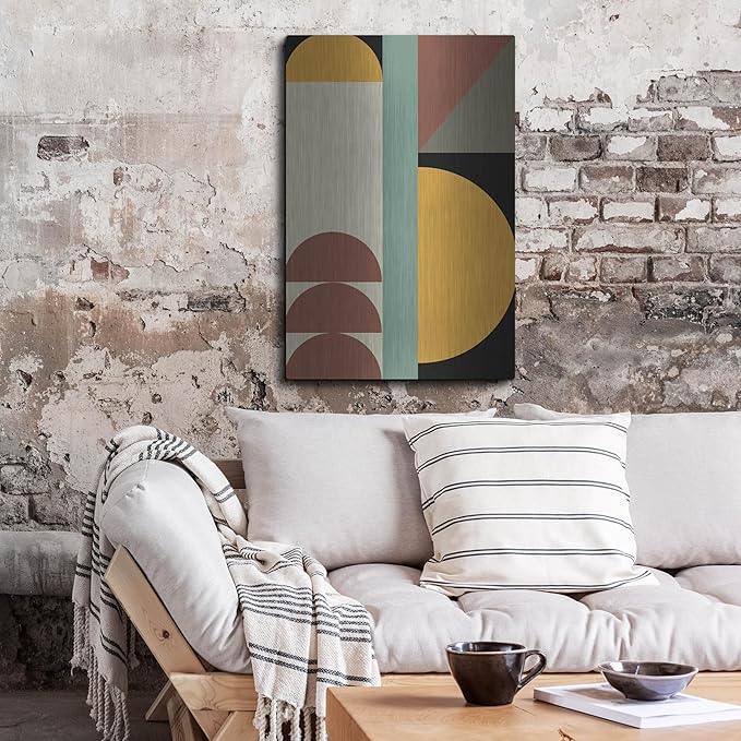 'Abstract Geometric 3' by Gary Williams, Metal Wall Art, 24"x36"