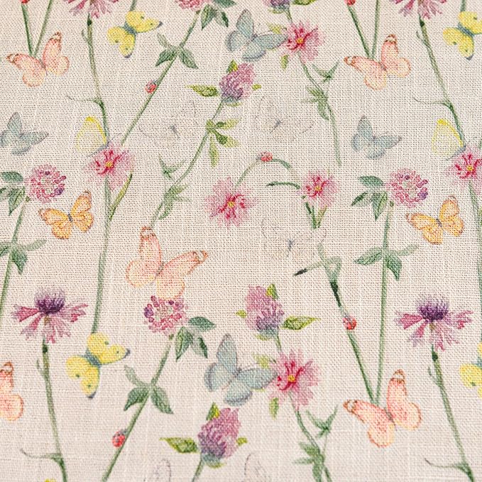Deeprove Curtain Valance 18 inch for Kitchen Sink Living Room Bathroom Cafe Closet, Florals Butterfly Print, Light FilteringPrivacy Home Whimsical Decoration Winow Short Treatment Drape 52" W x 18" L