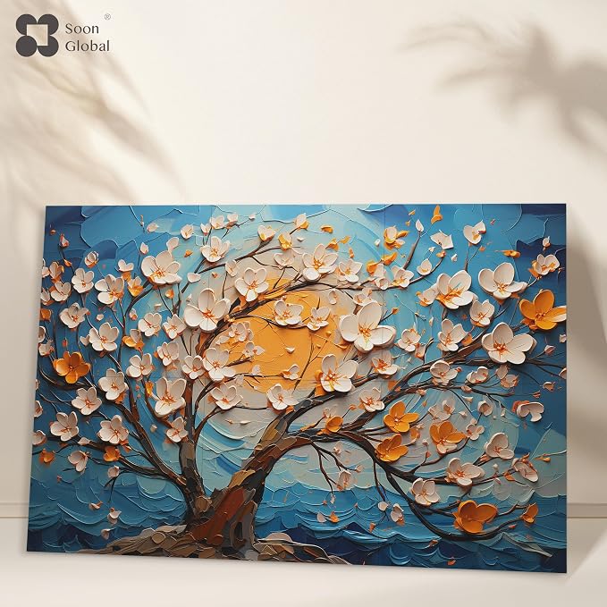 Soon Global Acoustical Wall Panels, 72 X 48 Inches Art Acoustic Panels, Decorative Acoustic Panels, Acoustic Wall Panels, Sound Absorbing Wall Art, Canvas
