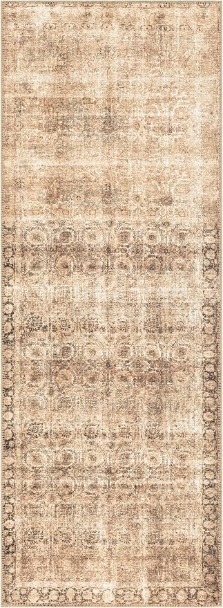 Keen Home Design 30"x84" Rug - Machine Washable Runner Rug with Non-Slip Backing, Ideal for Hallway, Entryway, Kitchen, Laundry Room - Vintage, Easy Clean, Durable, Low Pile - (2'6" x 7')