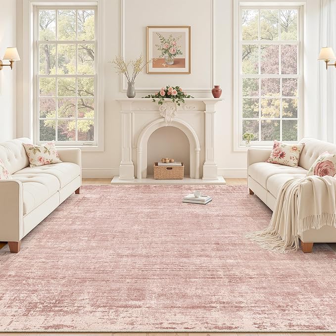 zesthome 8x10 Area Rugs for Living Room, Non-Slip Backing Washable Rug, Modern Abstract Area Rug, Stain Resistant Rugs for Bedroom, Ultra-Thin Large Area Rugs, Area Rug 8x10