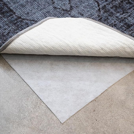 2' x 14' Non-Slip Rug Pad, Reversible Gripper, Non Skid Pads for Hardwood, Vinyl, Tile, Laminate Floors, Keep Area Rugs Secure, Natural Materials Safe for Indoor Flooring, ¼” Thick