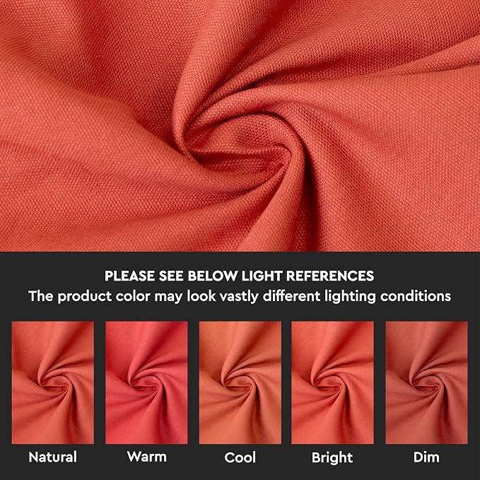 Encasa XO Throw Pillow Covers 18x18 in Set of 2 Brick | No Inserts | Cotton Pillow Covers for Living Room, Bed, Sofa, Couch | Decorative Cushion Covers with Improved Zipper