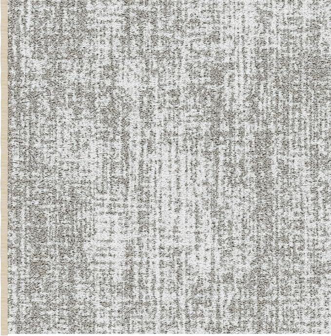 Ottomanson Aisle Runner Rug 1'10.5" x 38' – Soft Non-Slip Rug, Low Pile Carpet for Hallways, Events, Churches & Extra-Long Indoor Spaces, Solid Beige