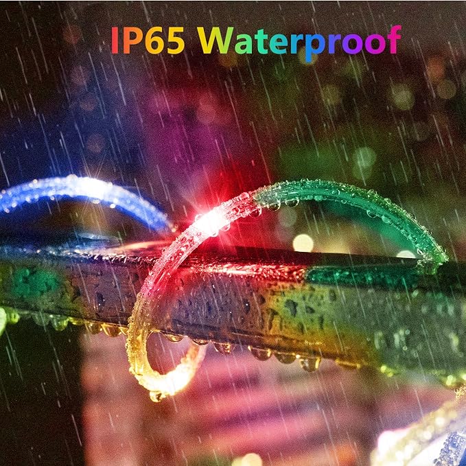 KNONEW 328FT 1000LED Rope Lights for Outside,Outdoor String Lights Waterproof 8 Modes Clear Tube Light for Indoor,Bedroom,Wedding,Garden,Patio,Christmas,Tree,Rv,Holiday Decoration(Multicolor)