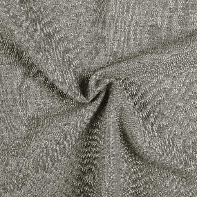TWOPAGES 26" W x 18" L Linen Blend Cafe Curtains for Kitchen Window, Light Filtering Pinch Pleated Tier Curtains, Modern Farmhouse Half Window Curtains for Small Window, Pure Cashmere, 2 Panels