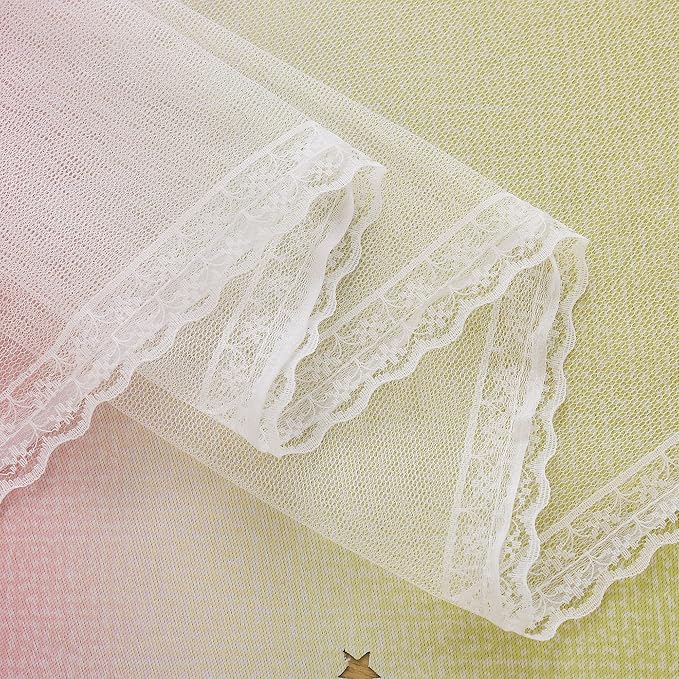 XiDi Curtains for Bedroom Decor, Rainbow Pink PurpleYellow34/90/1