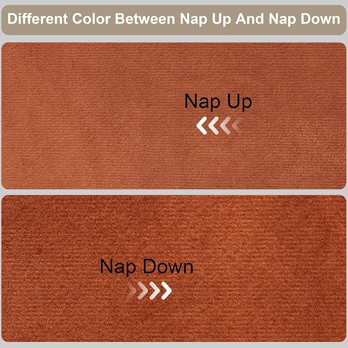 Rust Colored Terracotta Boho Plush Velvet Curtains 108 Inches Long 2 Panels for Living Room Darkening Back Tab Pocket Thermal Insulated Elegant Blackout Curtains Ceiling to Floor Length for Patio Door