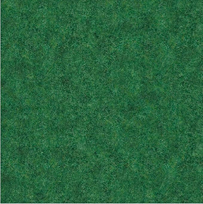 Ottomanson 2'7" x 25' Hallway Runner - Extra Durable Non-Slip Rug Mat for Indoor & Outdoor Use - Ideal for Kitchen, Entryway & Garage - High-Traffic Carpet, Green