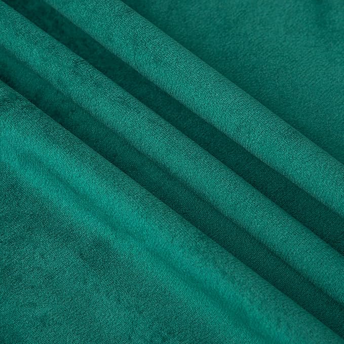 MADIZZ Set of 2 Super Soft Velvet Decorative Throw Pillow Covers 18x18 inch Green Square with Fringe Luxury Style Cushion Case Pillow Shell for Sofa Bedroom
