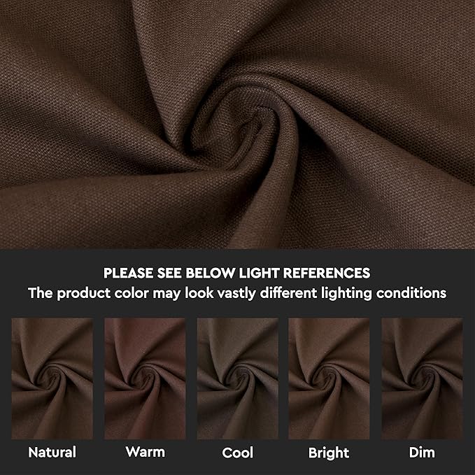 Encasa XO Throw Pillow Covers 24x24 in Set of 2 Dark Taupe | No Inserts | Cotton Pillow Covers for Living Room, Bed, Sofa, Couch | Decorative Cushion Covers with Improved Zipper