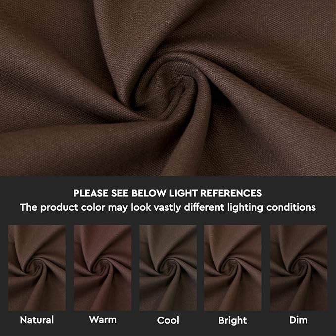 Encasa XO Throw Pillow Covers 20x20 in Set of 2 Dark Taupe | No Inserts | Cotton Pillow Covers for Living Room, Bed, Sofa, Couch | Decorative Cushion Covers with Improved Zipper